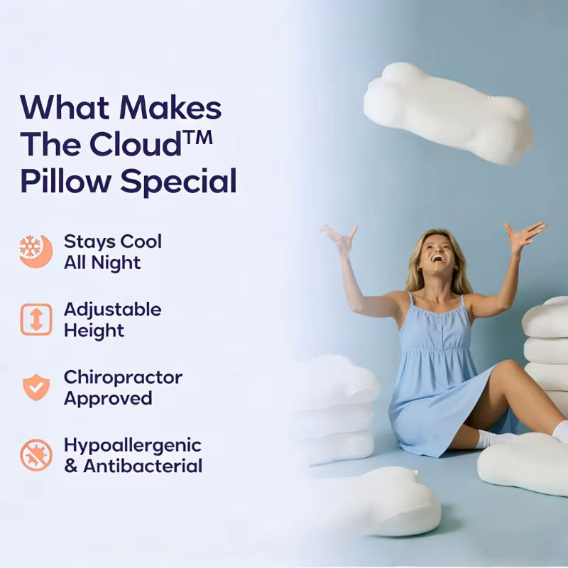 Odorless Orthopedic Pillow for Neck and Shoulder Pain Memory Foam Neck Pillow Ergonomic Sleeping Cervical Pillow