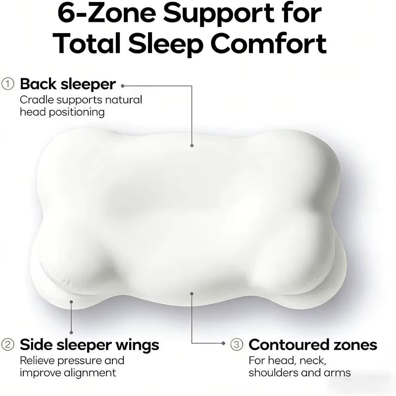 Odorless Orthopedic Pillow for Neck and Shoulder Pain Memory Foam Neck Pillow Ergonomic Sleeping Cervical Pillow