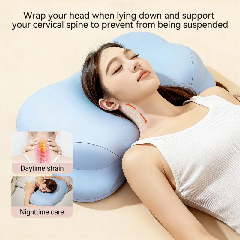 Wholesale Ergonomic Rebound Memory Foam Design Cloud Body Supportive Neck Pillow for Healthy Side Sleep with Shoulder Support